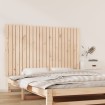 Cabecero de cama de pared madera maciza de pino 147x3x90 cm