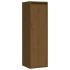 Armario de pared 2 uds madera de pino marrón miel 30x30x100