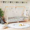 Estructura de cama para niños madera maciza de pino 90x200 cm