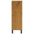 Aparador alto con puerta vidrio FLAM madera pino 92x40x122,5