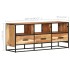 Mueble para la TV madera maciza de acacia 110x30x45