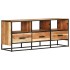 Mueble para la TV madera maciza de acacia 110x30x45