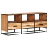 Mueble para la TV madera maciza de acacia 110x30x45