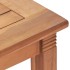 Mesa de comedor de jardín madera maciza de teca 150x90x75