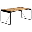 Mesa de comedor madera maciza de mango en bruto 180x90x76 cm