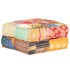 Puf patchwork de tela 60x70x36