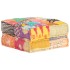 Puf patchwork de tela 60x70x36