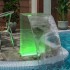 Fuente de piscina con LED RGB acrílico 51