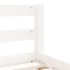 Estructura cama infantil y cajones madera pino blanco 80x160