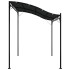 Toldo acero y tela gris antracita 2x2,3 m 180