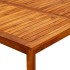 Mesa de centro de jardín madera maciza de acacia 110x110x45