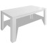 Mesa de comedor blanca 140x80x75