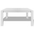 Mesa de comedor blanca 140x80x75