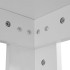 Mesa de comedor blanca 140x80x75