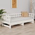 Sofá cama extraíble madera maciza de pino blanco 2x(80x200)