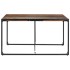 Mesa de comedor de madera maciza reciclada 140x140x75