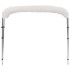 Toldo Bimini de 3 arcos blanco 183x140x137