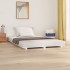 Estructura de cama de madera maciza de pino blanco 140x190