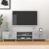 Mueble de TV madera contrachapada gris hormigón 180x31,5x40