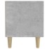 Mueble de TV madera contrachapada gris hormigón 180x31,5x40