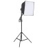 Kit de iluminación de estudio fotográfico con mesa para