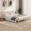 Estructura de cama madera maciza de pino 150x200 cm