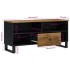 Mueble de TV madera mango y madera contrachapada 100x33x46