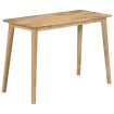 Mesa de comedor madera maciza de mango 112x52x76 cm