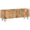 Mueble de TV madera maciza de mango 110x30x40 cm