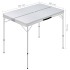 Mesa de camping plegable con 2 bancos aluminio