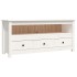 Mueble para TV de madera maciza de pino blanco 114x35x52