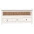 Mueble para TV de madera maciza de pino blanco 114x35x52