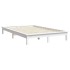 Estructura de cama de madera maciza de pino blanco 140x190