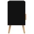 Mesitas de noche 2 uds madera contrachapada negro 40x30x55