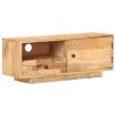 Mueble para TV de madera de mango maciza 90x30x35 cm