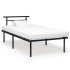 Estructura de cama de metal negro 100x200