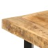 Mesa de bar madera maciza de mango rugosa 150x70x107