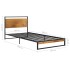 Estructura de cama de metal 100x200