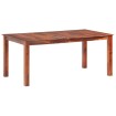 Mesa de comedor de madera maciza de sheesham 180x90x76 cm