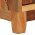 Mesita de noche de madera maciza reciclada 40x30x50