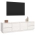 Mueble de TV madera maciza de pino blanco 176x37x47,5