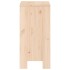 Taburetes altos de cocina 2 uds madera maciza pino 40x36x75