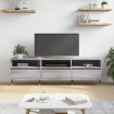 Mueble para TV madera contrachapada gris Sonoma 150x30x44,5 cm