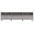 Mueble para TV madera contrachapada gris Sonoma 150x30x44,5