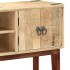 Mesa consola de madera maciza de mango rugosa 115x30x76