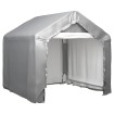 Carpa de almacenamiento acero galvanizado gris 180x180 cm