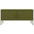 Mueble para TV de acero verde oliva 105x35x50