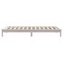 Estructura cama individual madera maciza pino blanco 90x190