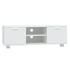 Mueble para TV madera contrachapada blanco 120x40,5x35