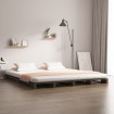 Cama de palets de madera maciza de pino 160x200 cm